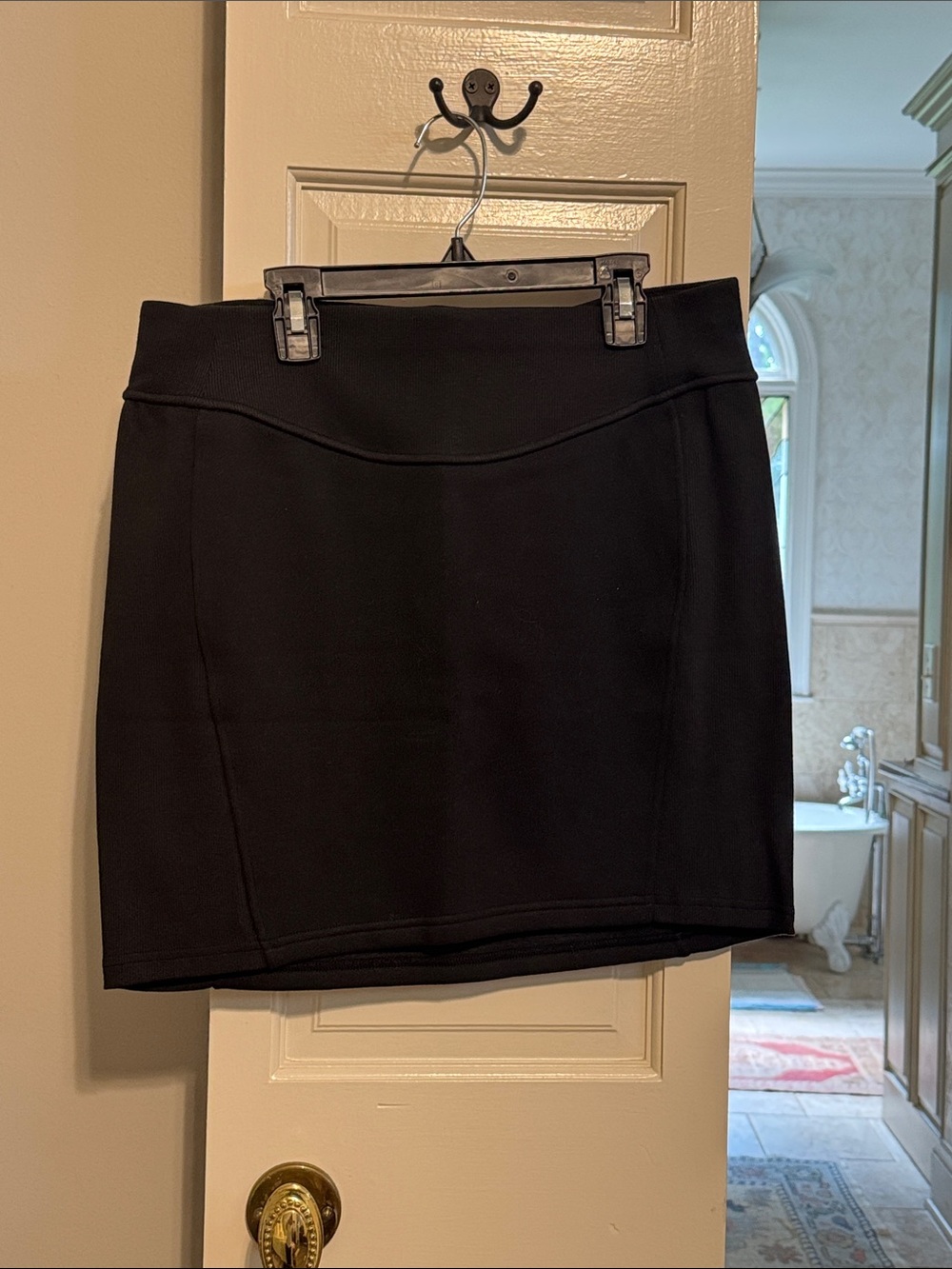 Classic Black Women's Ponte Skirt